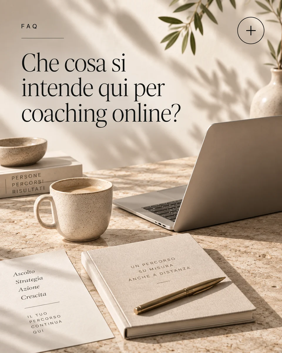Che cosa si intende qui per coaching online?
