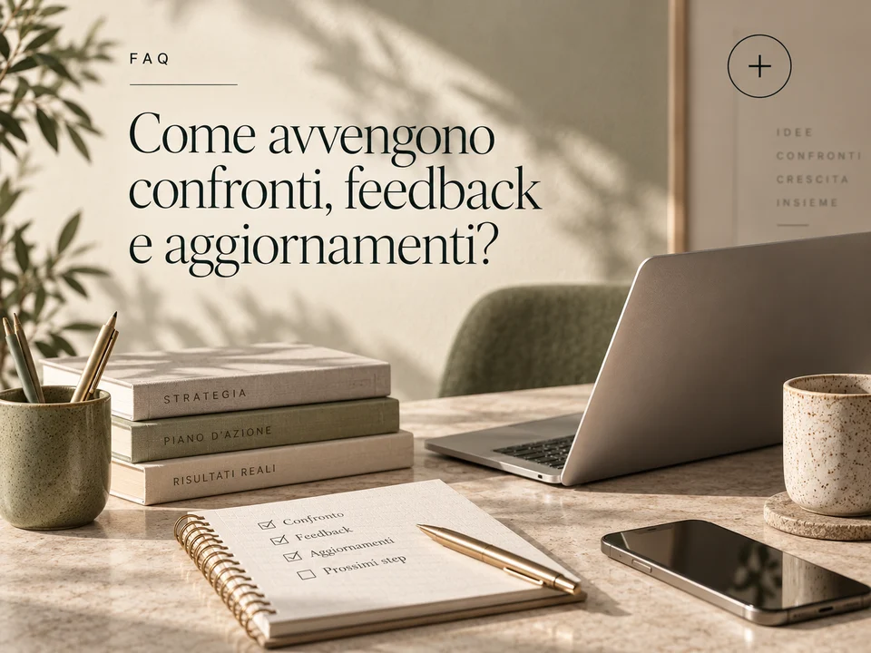 Come avvengono confronti, feedback e aggiornamenti?